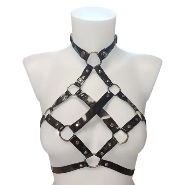 Harnais Latex Poca T1 noir